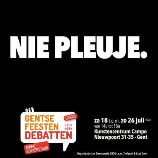 Gentse Feesten Debatten 2026