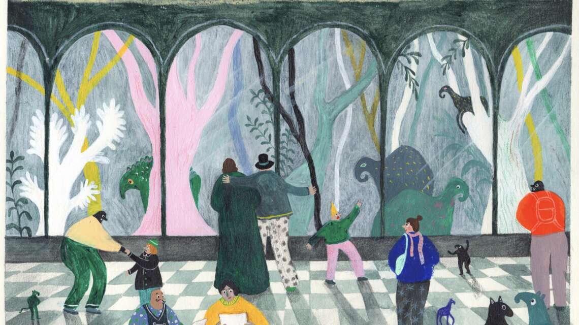 TOESCHOUWERS ILLUSTRATIE LOUISE DE MEESTER