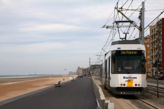 The coastal tram at knokke alain rouiller flickr